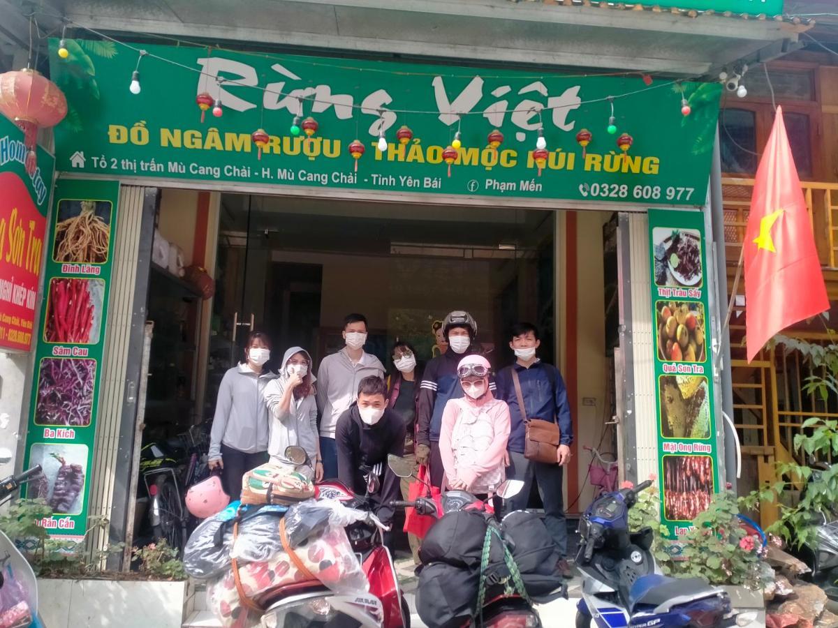 Hoa Son Tra Hotel Mu Cang Chai Exterior foto