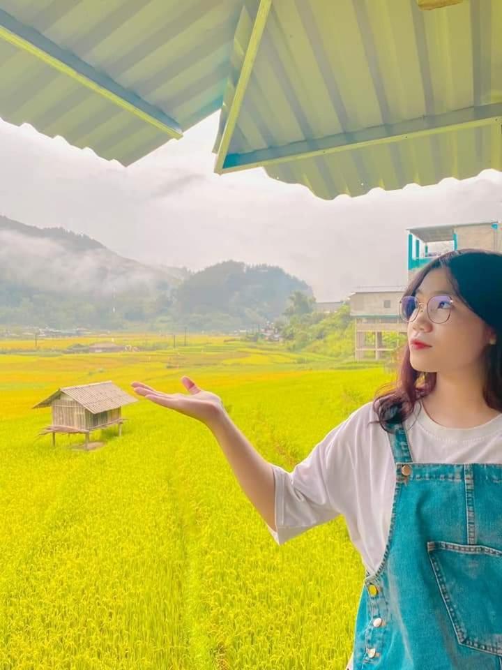 Hoa Son Tra Hotel Mu Cang Chai Exterior foto